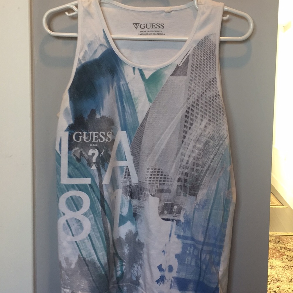 Guess graphic tank top
